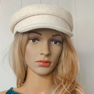 Captain's Hat vanilla with adjustable inside strap